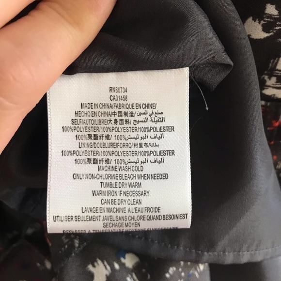 BCBGeneration Mini Dress Multicolor Grey Size 2 - Picture 10 of 11